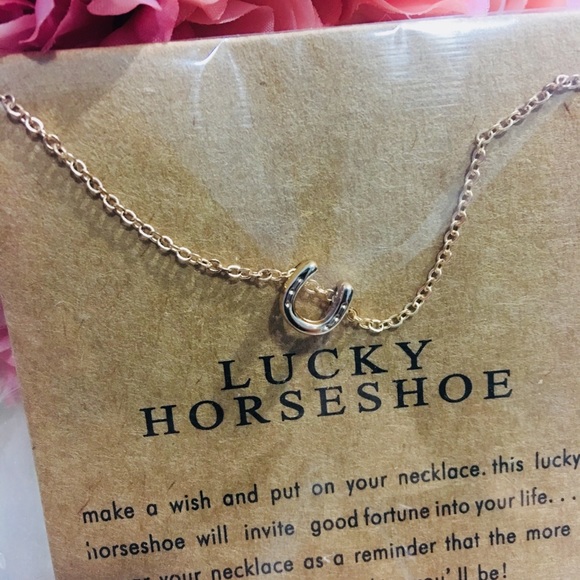 Message necklace. Lucky horseshoe - Picture 2 of 4